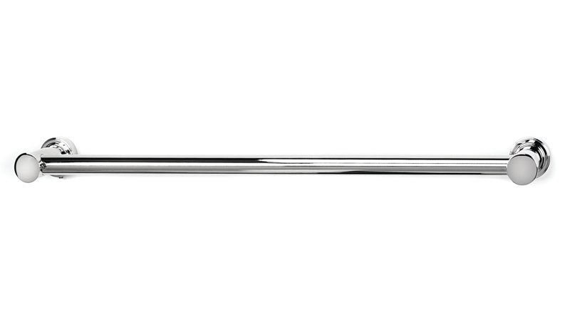 Infinity Wall Mounted Towel Bar, Polished Chrome
