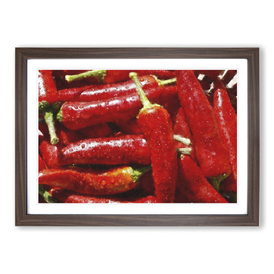 Red Chilli Peppers - Picture Frame Painting