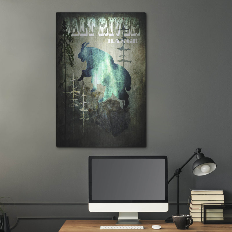 «Wind River III» par Lightbox Journal, art mural en métal, H 36 po x l 24 po