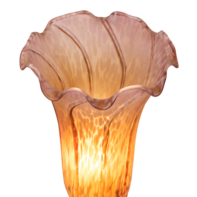 Table Lamp, Amber/Purple