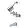 Concord 3-Handle Volume Control Tub and Shower Faucet with Rough-in Valve