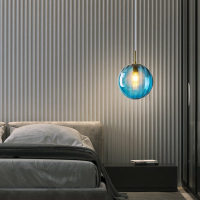 Glass Pendant Lights Kitchen Island Globe Pendant Light Fixtures For Bedroom Living Dining Room