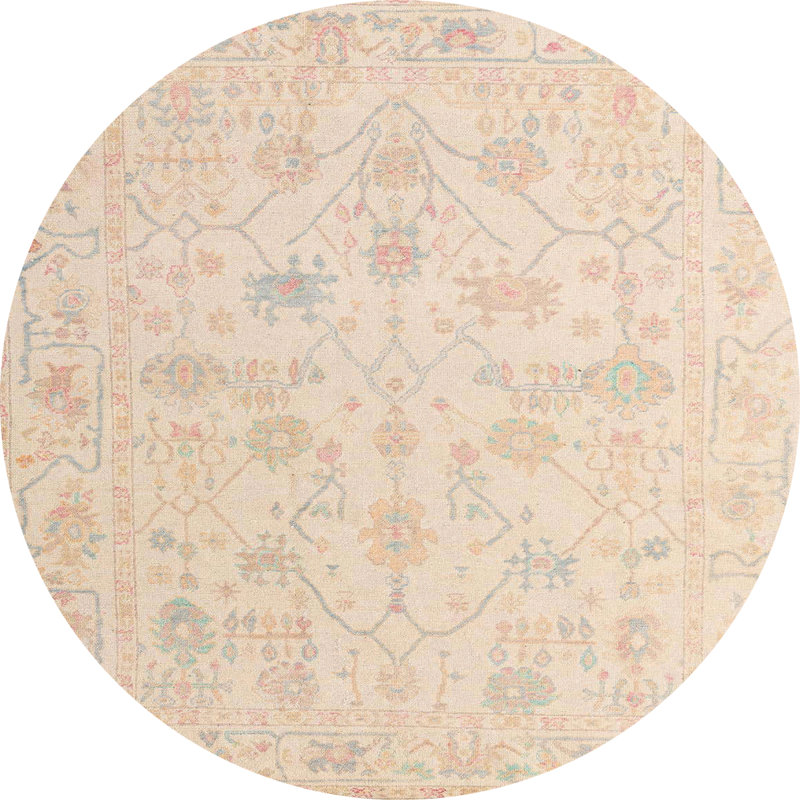 Tapis abstrait moderne 4345, Rond 4 pi