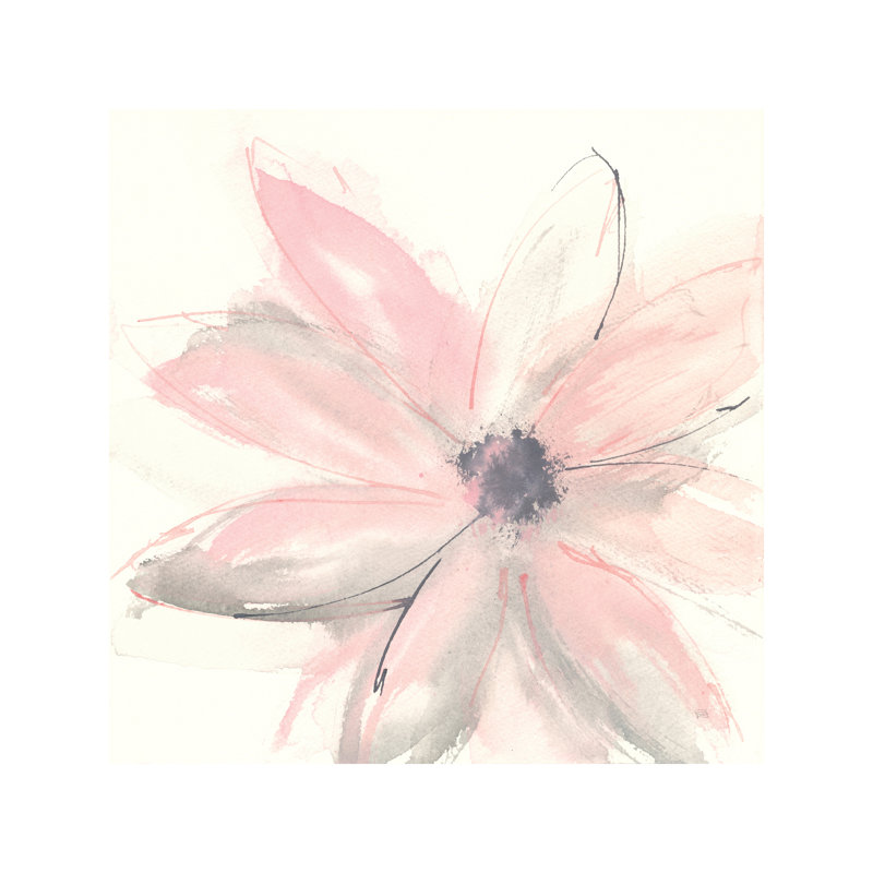 Blush Clematis I by Chris Paschke - 1 Piece Wrapped Canvas Painting, 30.48 cm H x 30.48 cm W