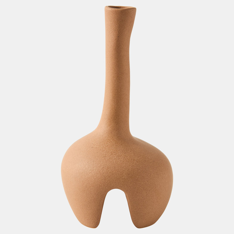 Citizen Artist x Global Views Adama Vase, Tan