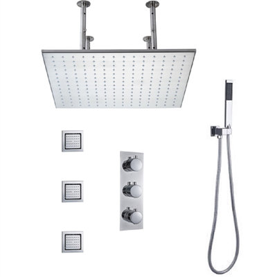 Rain Dual Shower Head 2.5 GPM GPM