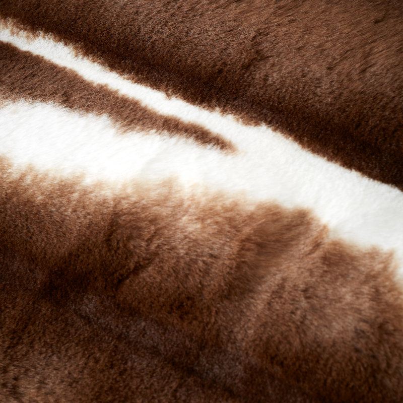 Flint Cosy Faux Fur Blanket Throw
