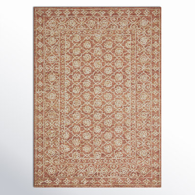 Millcreek Rust Brown Hand-Tufted Wool Oriental Rug