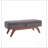 Teddy wool fabric, solid wood feet for solid weighing, and bed end stool with storage function-253027706
