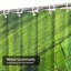 Rideau de douche abstrait vert olive foncé à 12 crochets-129040175