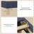 Corduroy Upholstered Platform Bed with Channel-Tufted Headboard, Modern Queen Bed Frame with Soft Padded Edges and Ambient LED-741353280-755949446
