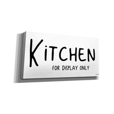 'Kitchen for Display Only' by Lori Deiter, Canvas Wall Art