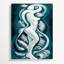 Abstrait art figuratif bleu sur toile 43-838989802