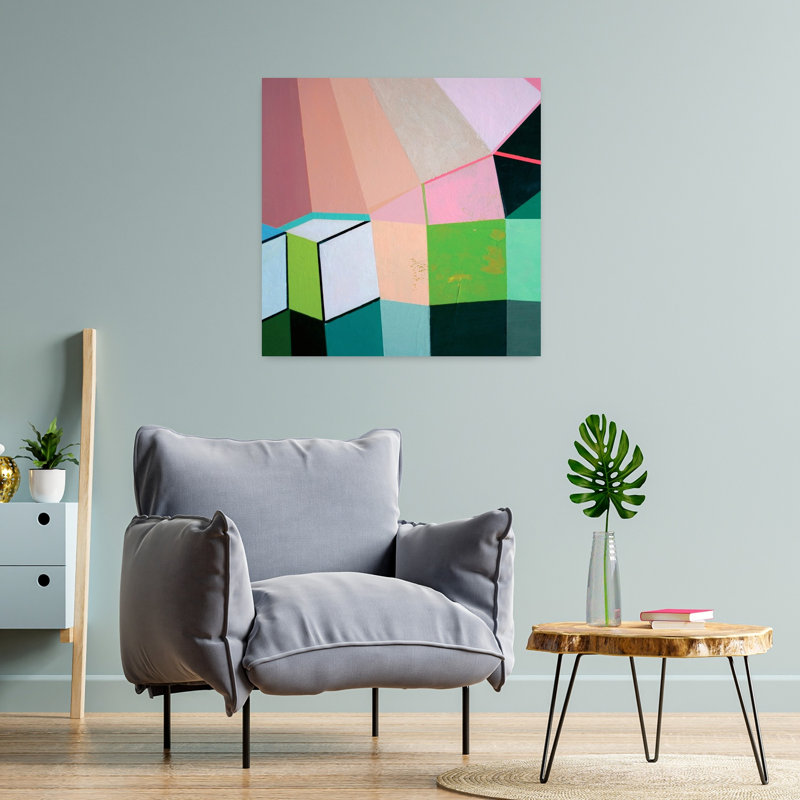 Angles No. 1 Abstract Modern Art, 24" H x 24" W
