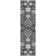 Machine Washable Indoor/Outdoor Cicel ACN1156 Charcoal Rug