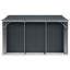 Brysin Garden Shed 277x279x179 cm Galvanised Steel-402864662