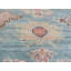 Tapis oriental bleu noué à la main 7 pi 9 po x 10 pi 2 po Oushak DBA9036E386A4FD2AC3131952C151A61