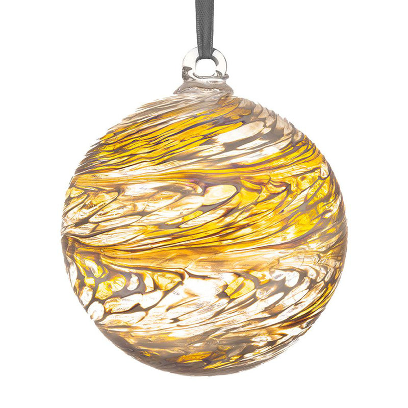15cm Friendship Ball - Pastel Gold, Gold, 10cm