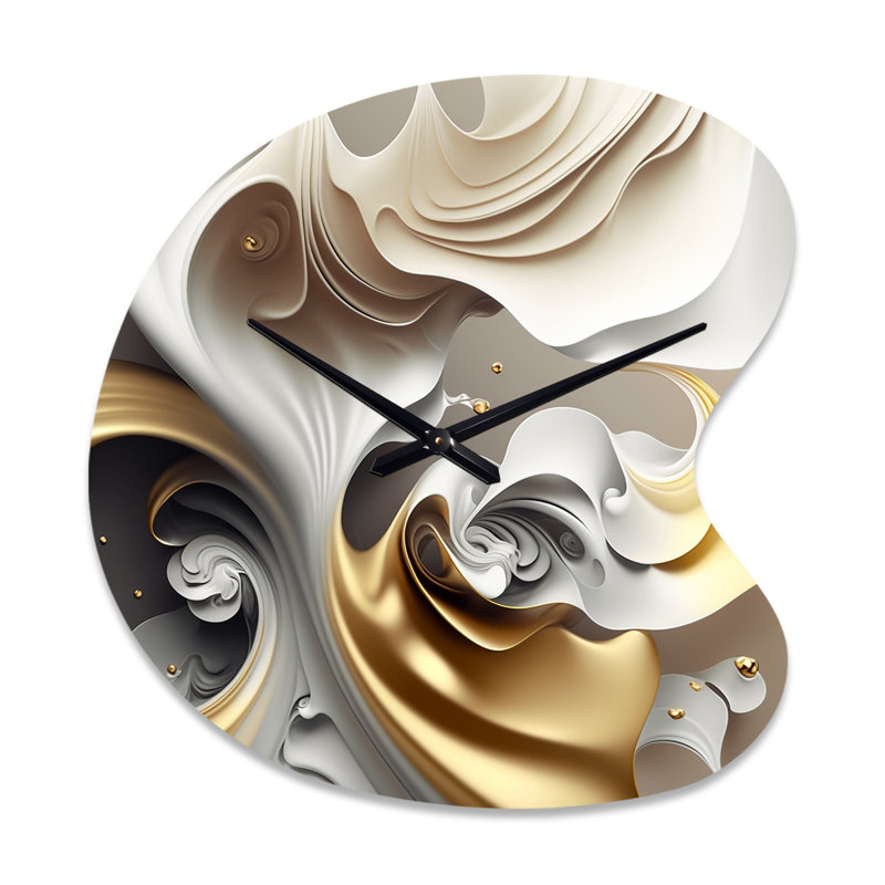 Horloge murale en métal Wickstrom, Grand