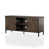Medium Weathered Oak/Black selected