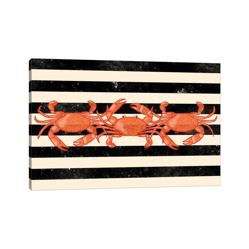 Crab Dance - Wrapped Canvas Print, 66.04 cm H x 45.72 cm W x 3.175 cm D