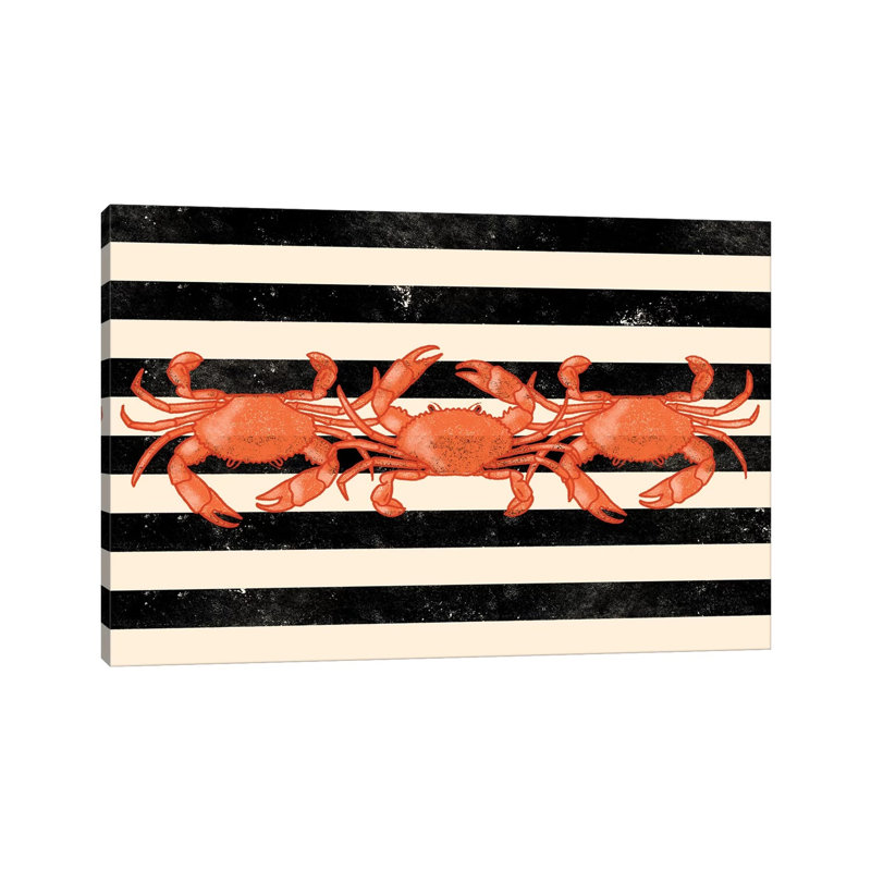 Crab Dance - Wrapped Canvas Print, 101.6 cm H x 66.04 cm W x 1.91 cm D
