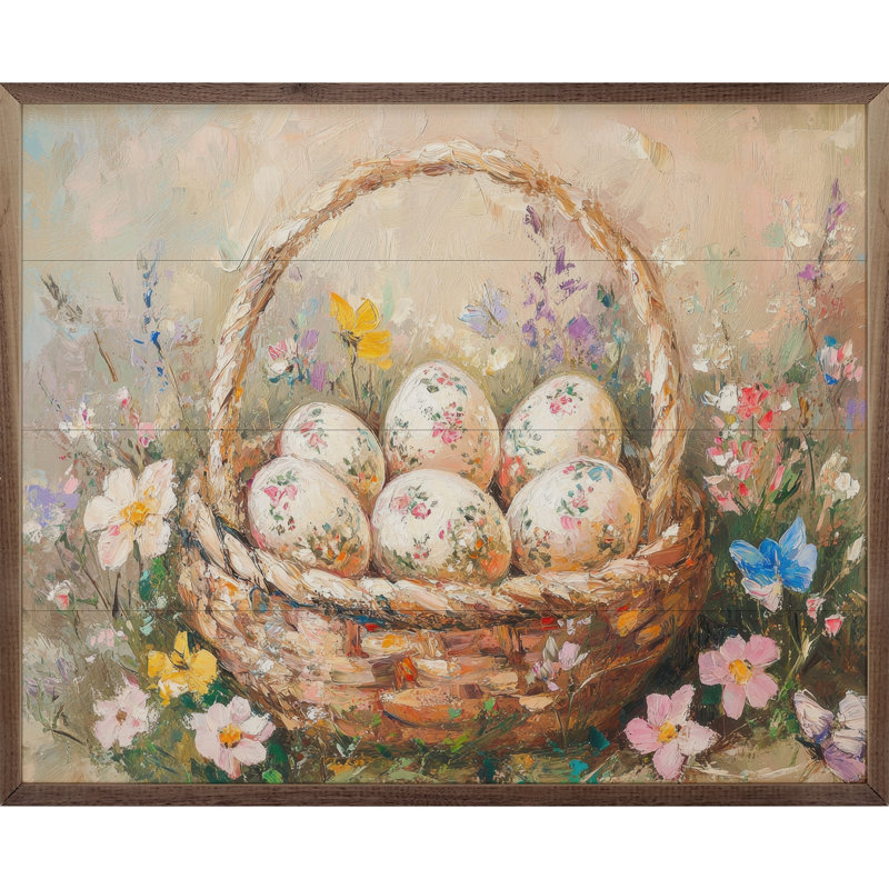 Fleurs délicates pour Pâques par Petals Prints Design, H 24 po x l 30 po