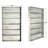 Distressed Metal 6‑Tier Wall Shelf