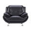 Fauteuil en cuir Veayan de 50 po de large Sulayman-1088962510