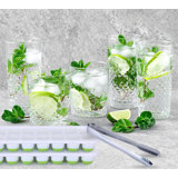 Silicone 56 Pcs Ice Cube Tray With Lid And Bin, 4-Pack Ice Trays For Freezer, Large Bin & Lid Cover, 4 Stackable Ice Cube Trays For Freezer, Tongs & Ice Scooper Included