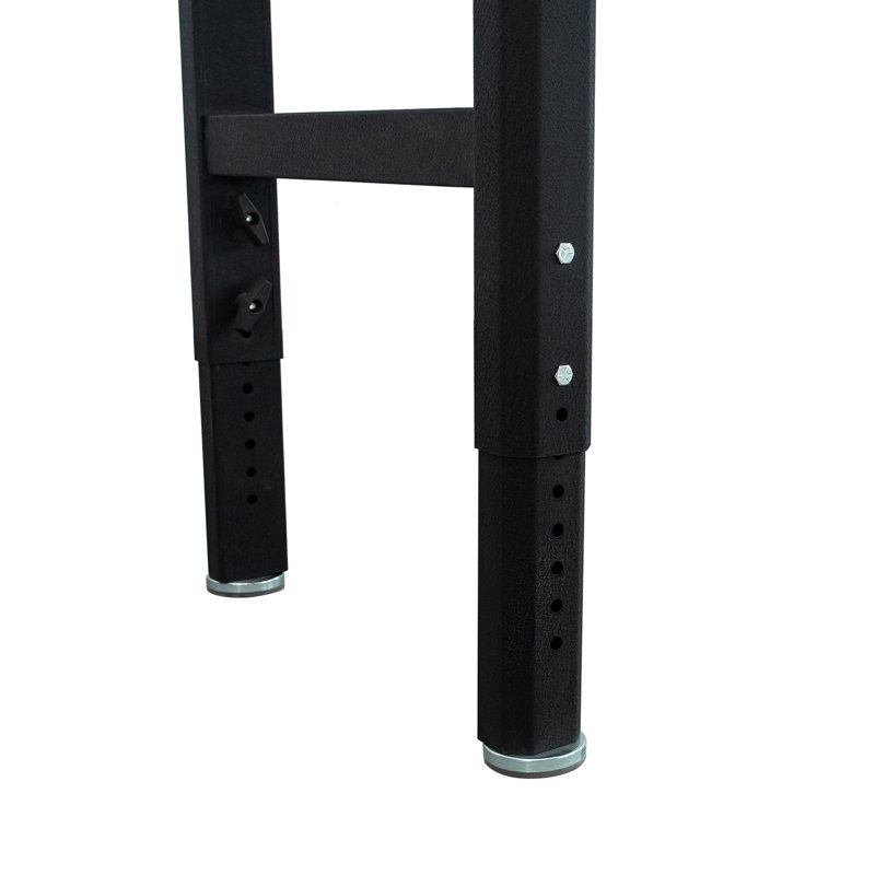 Bancs de travail robustes avec plateau en bois Cat® L 72 po x l 25 po x H 29 po à 42 po, H 29 po x L 72 po x l 25 po