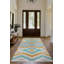 Tapis marocain coloré en coton et polyester à imprimé numérique Kopasz Collection-1404165203