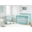 Riley 4In1 Convertible Crib Turquoise