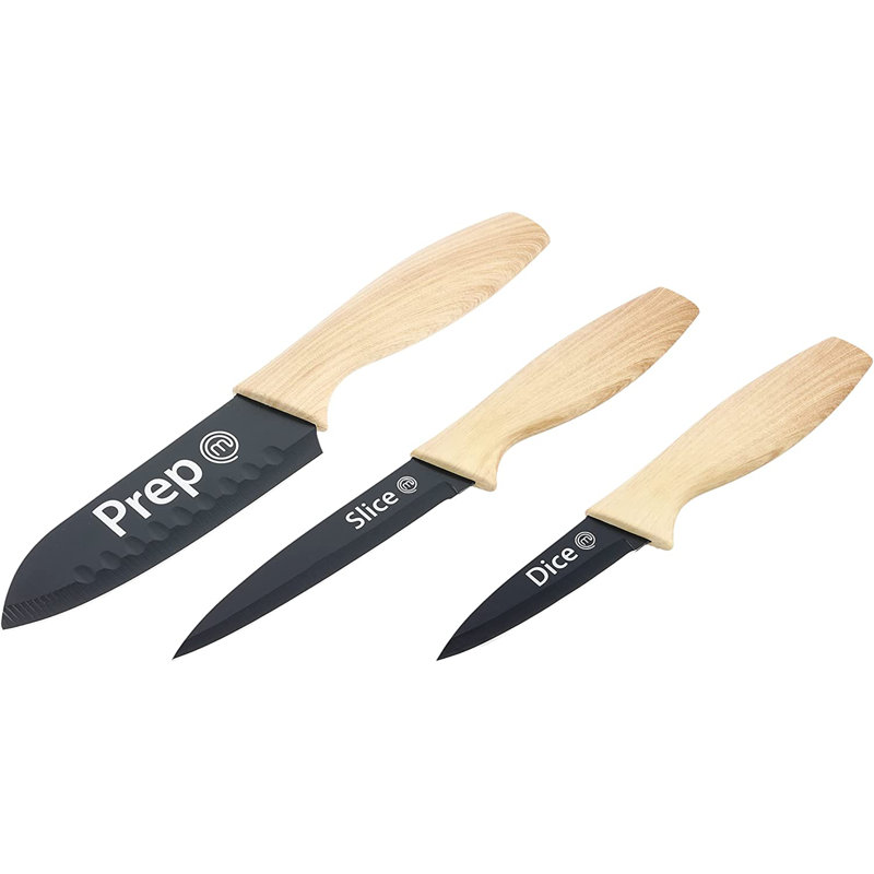 The Great Britsh Exchange 3 Piece Stainless Steel Assorted Knife Set