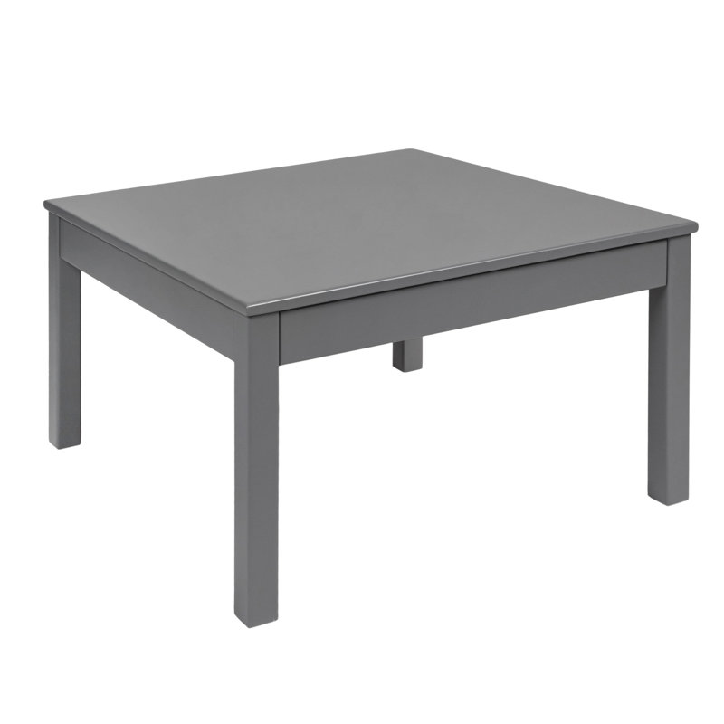 Rossy Solid Wood Coffee Table, in Grey