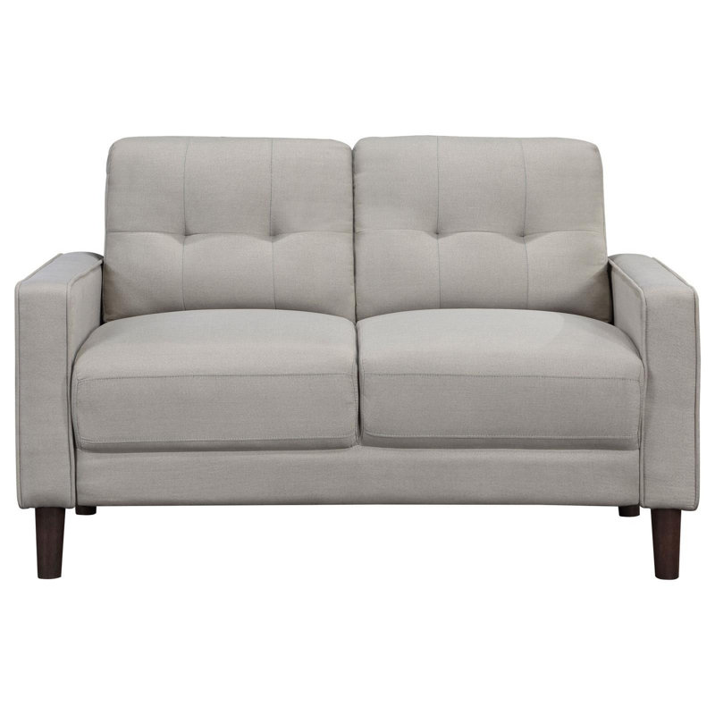 Filancia Upholstered 54.25 " Sofa, Beige Fabric