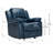 Kahler 37.75" Wide Faux Leather Manual Glider Recliner-2130726227