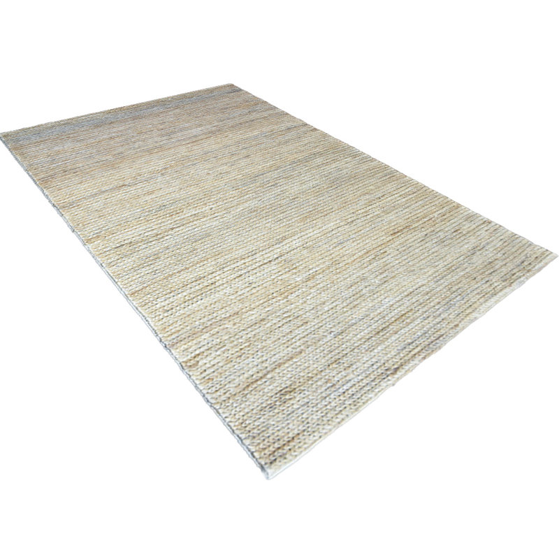 Tapis de jute en coton noué à la main Heller Sumak Heller - rectangulaire, de couleur chameau, de couleur unie, à poils longs, en fibre naturelle, pour l'extérieur, fait à la main pour le salon, la chambre à coucher