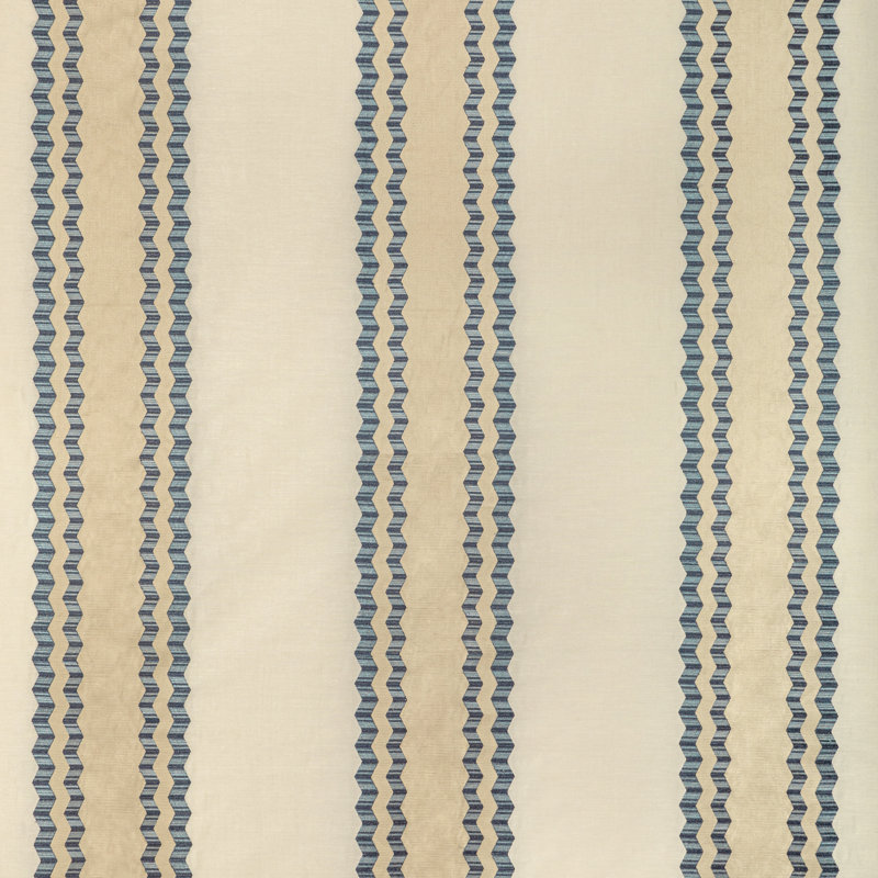 Arcadia Waldon Stripe Fabric, Blue
