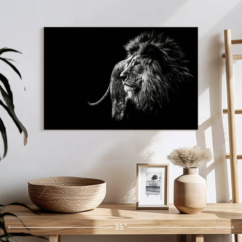 Tête de lion Brampt, H 16 po x l 24 po