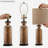 Arva Glass Standard Table Lamp