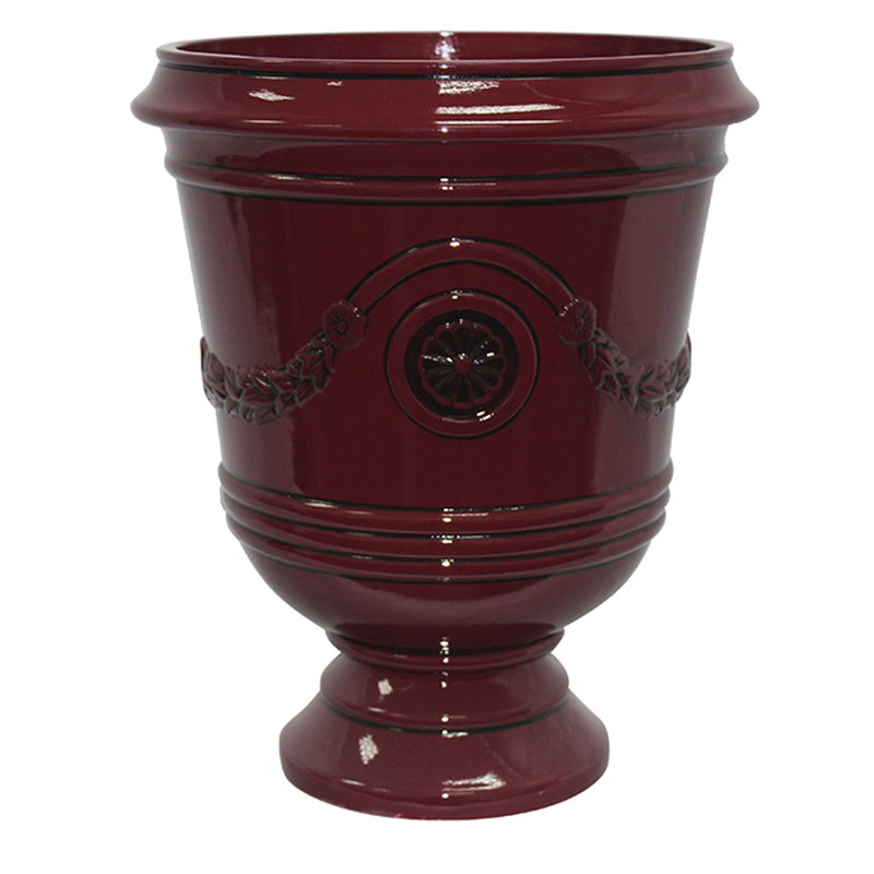 Urn Planter, Oxblood