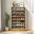 24 Pair Shoe Rack Brown-1024931780