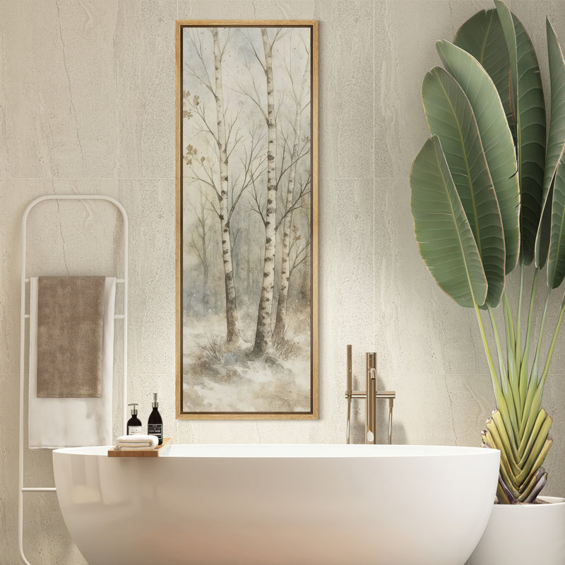 Art mural rétro sur toile, impression de paysage naturel pour décoration murale rustique, Naturel, H 60 po x l 20 po