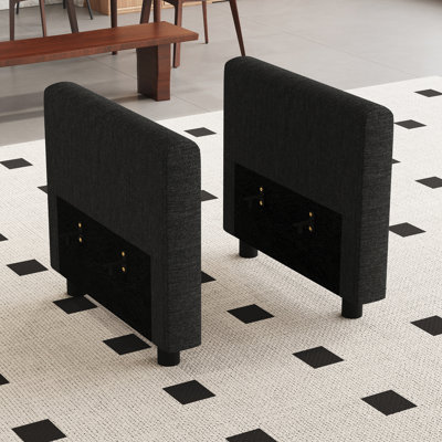 2 Pcs Backrest Of Modular Sofa, Also As Armrest For Sectional Couch