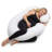 C shape pillow with cotton pillow case