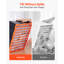Armoire de rangement 60 tiroirs, plastique, armoire de rangement à tiroirs pour l'organisation du garage, organisateur de petites pièces empilable, boîte à outils murale, pour quincaillerie, perles, vis, artisanat, briques de construction