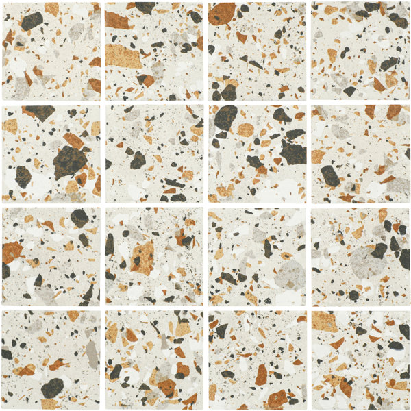 Daltile Poke 12 x 12 Glazed Ceramic Straight-Joint Mosaic Tile (10 PCS Per Carton) (10.00 SQFT Per Carton)