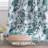French Retro Floral Curtains Printed Pattern Room Darkening Curtains for Bedroom Grommet Window Treatment Curtains, 2 Panels-275565680-275565695