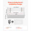 Évier de cuisine encastré en argile réfractaire simple 33,5 x 20 po